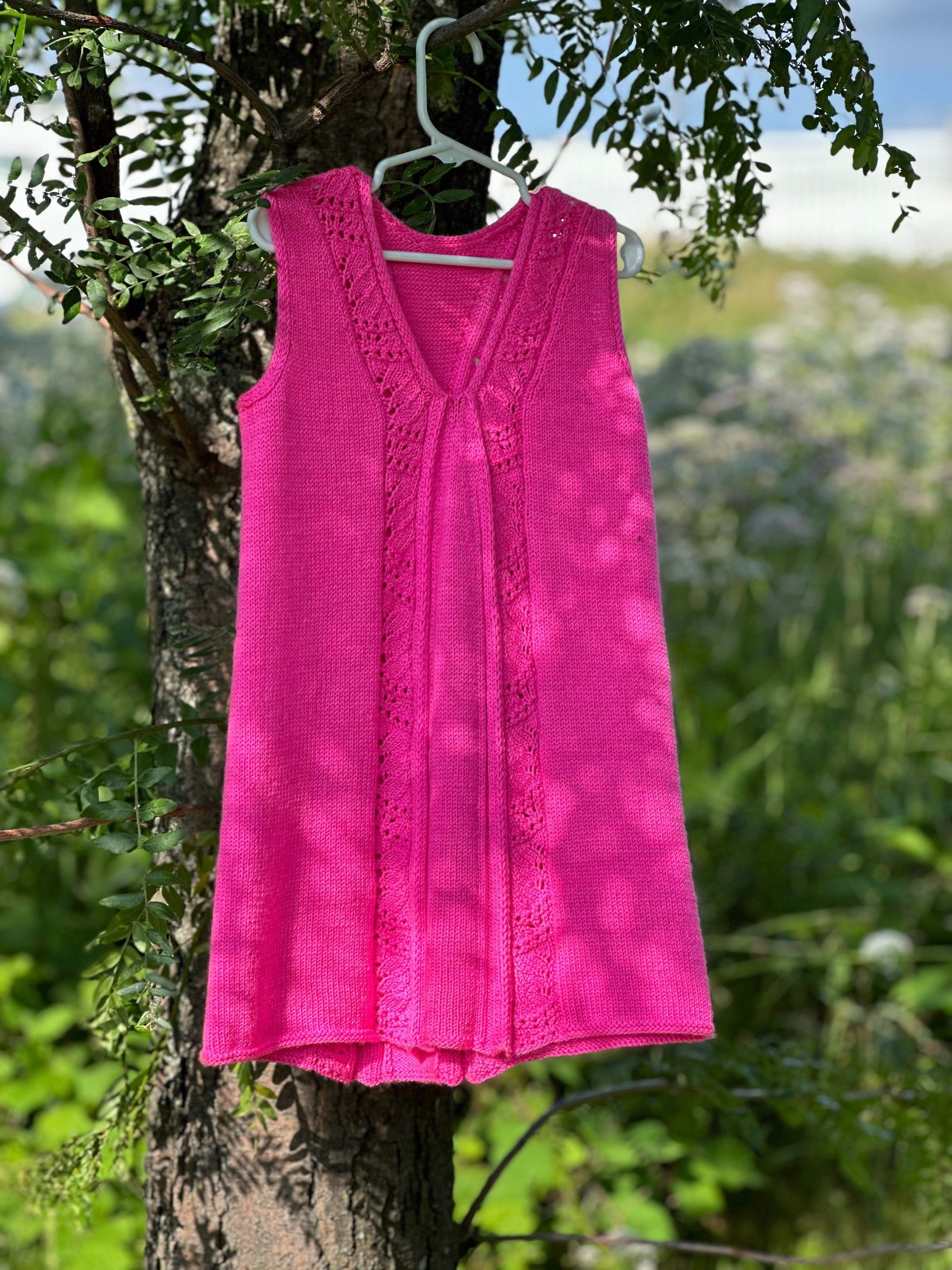 Andelin Girls' tunic - KNITTING KIT - Image 2