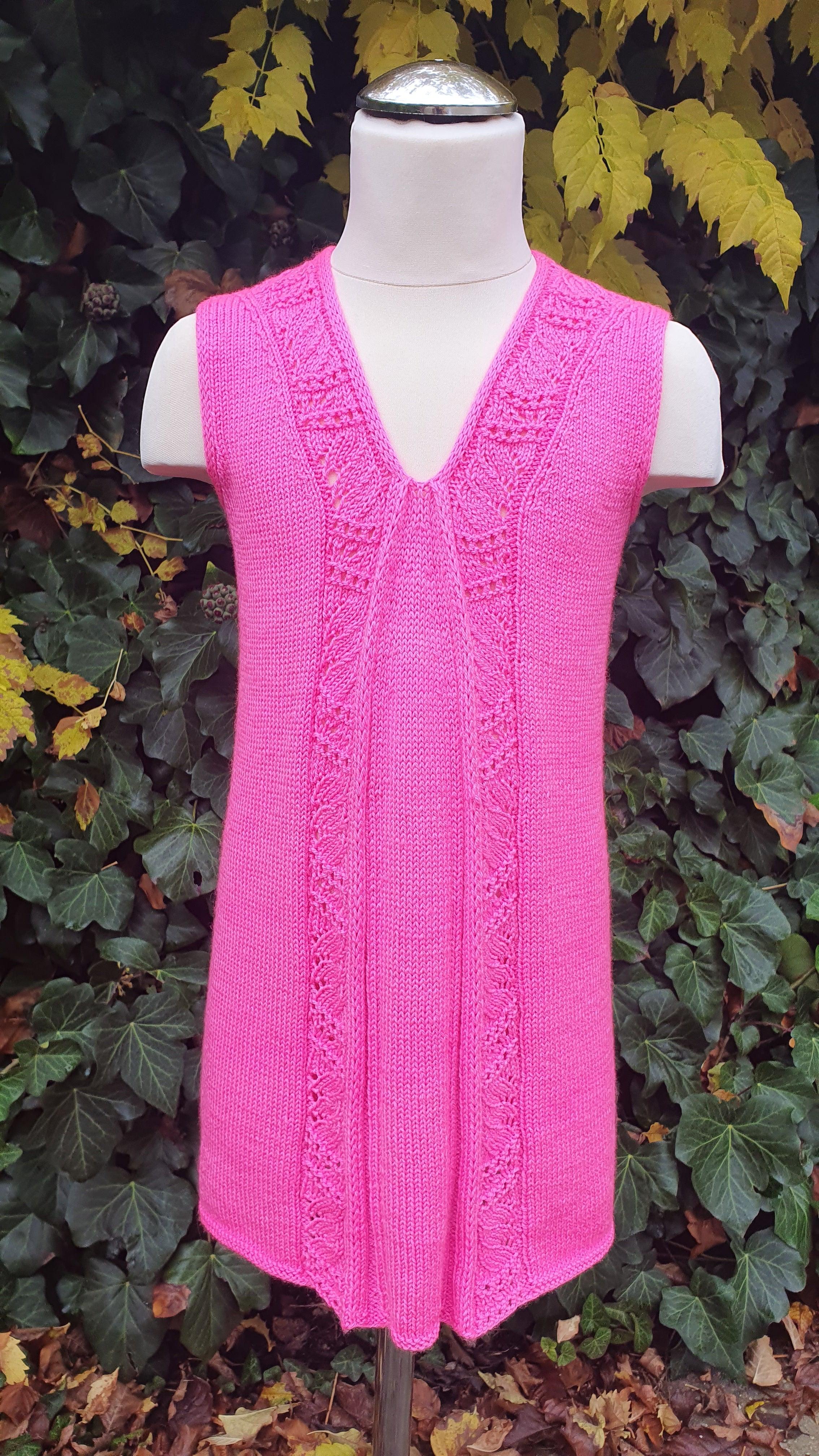 Andelin Girls' tunic - KNITTING KIT - Image 3