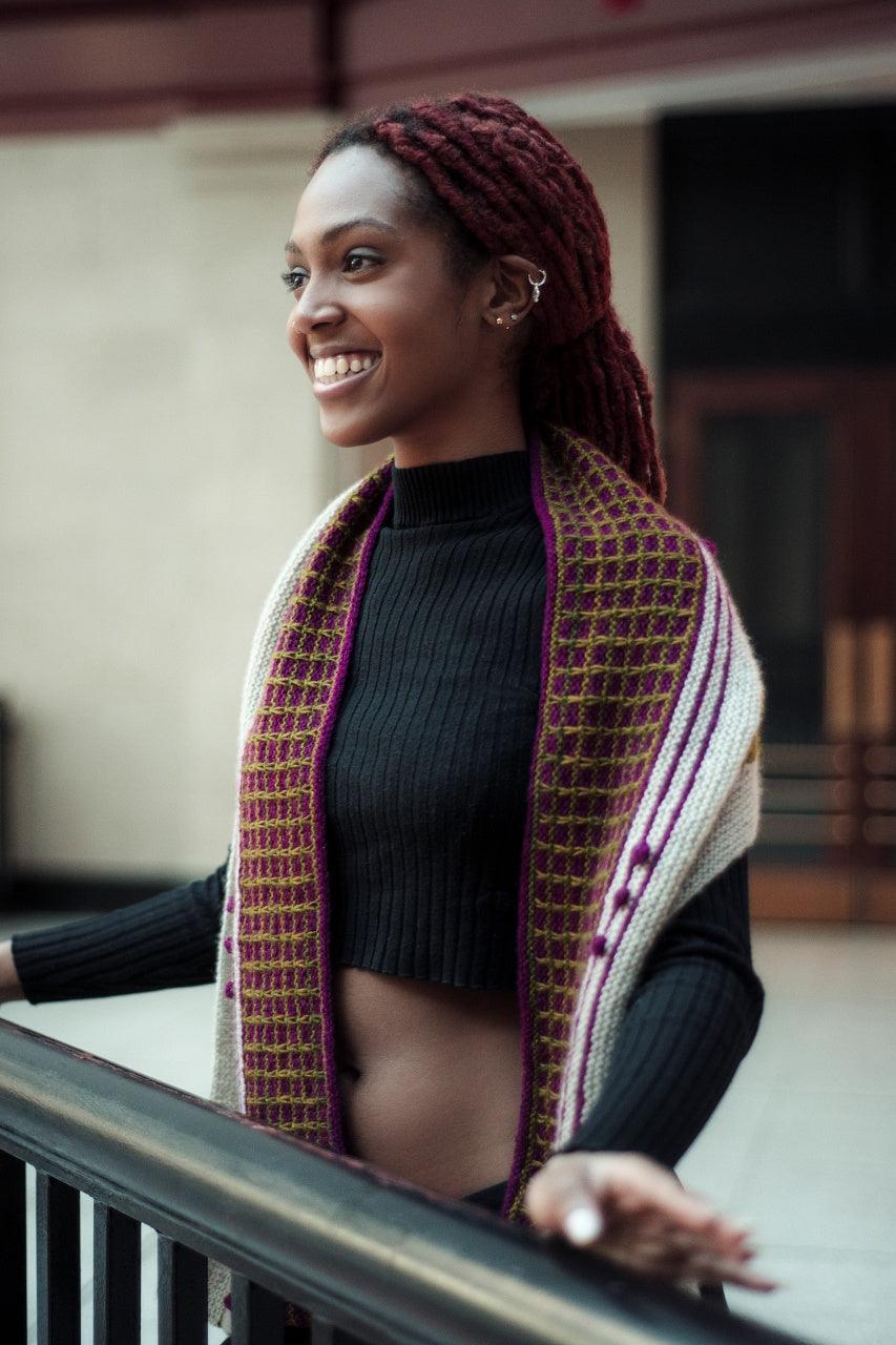 ART NOUVEAU SCARF Knitting Pattern - Image 9