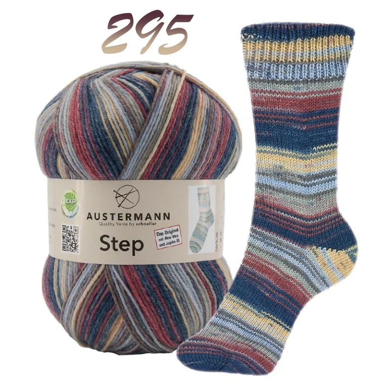 Austermann Step 4 Sock Yarn with Aloe Vera and Jojoba - Image 6