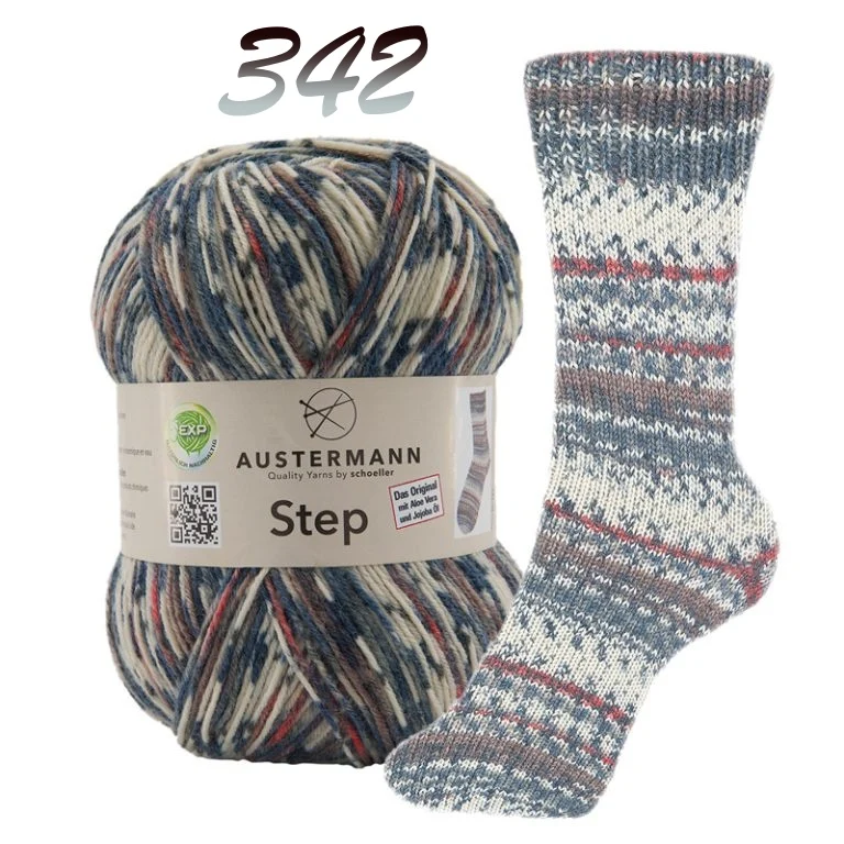 Austermann Step 4 Sock Yarn with Aloe Vera and Jojoba - Image 8