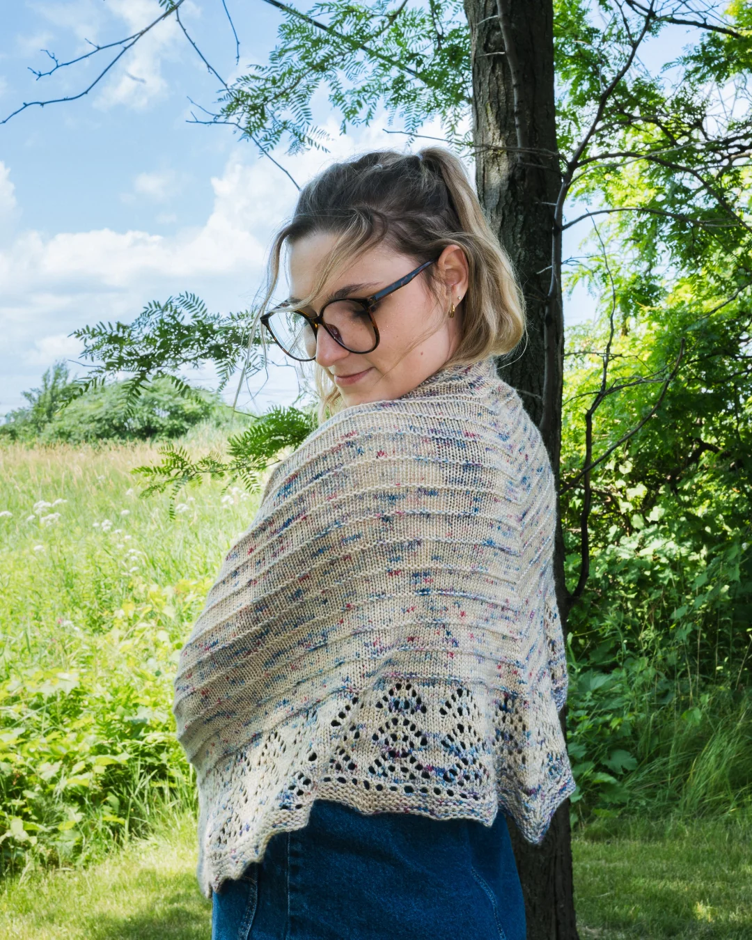Bare Trees Shawl - Knitting Kit - Image 2