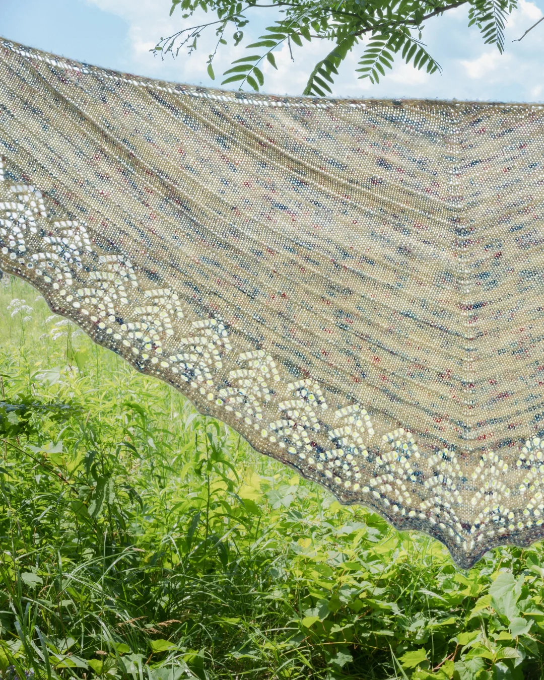 Bare Trees Shawl - Knitting Kit - Image 5
