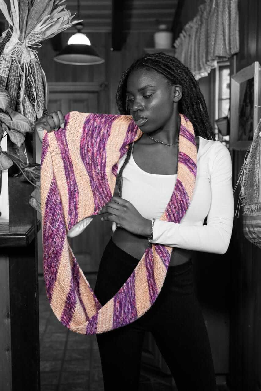 Bis-Bias Infinity scarf pattern - Image 11