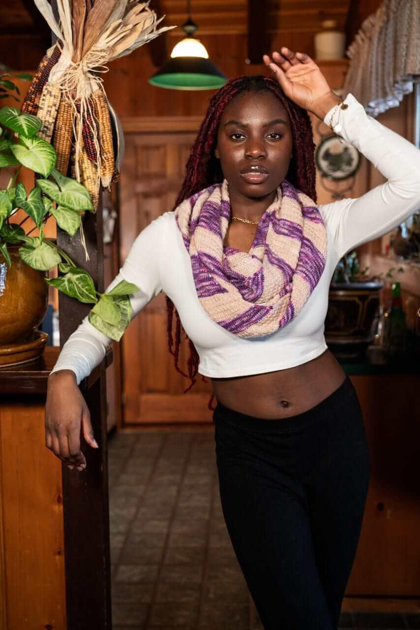 Bis-Bias Infinity scarf pattern - Image 4