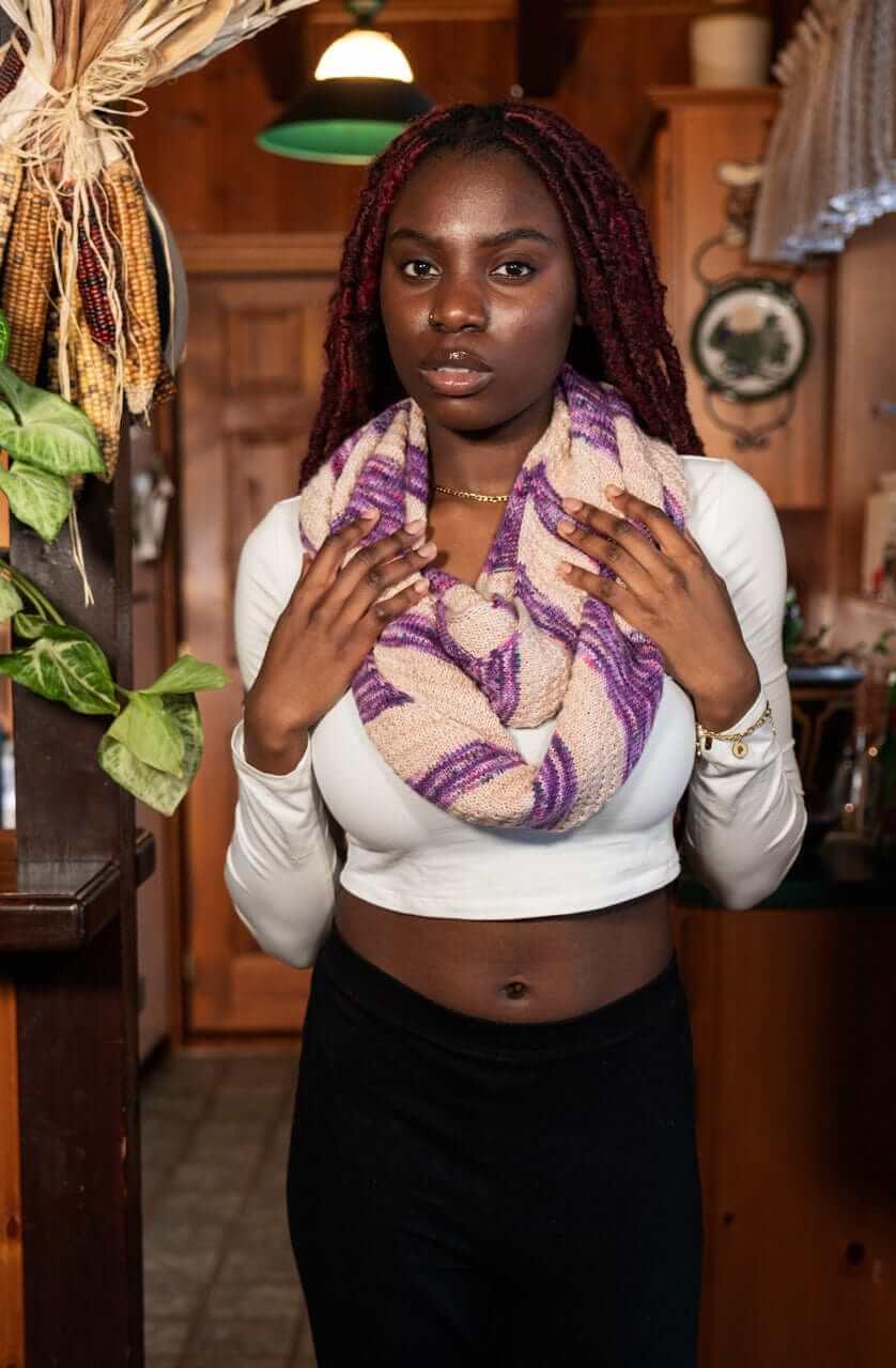 Bis-Bias Infinity scarf pattern - Image 7