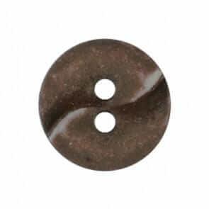 Small polyamide button with a wave and two holes pure - Image 10