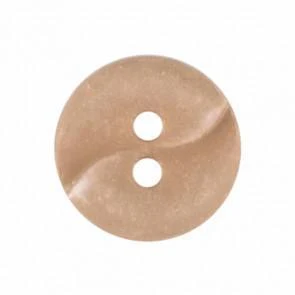Small polyamide button with a wave and two holes pure - Image 22