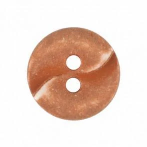 Small polyamide button with a wave and two holes pure - Image 3
