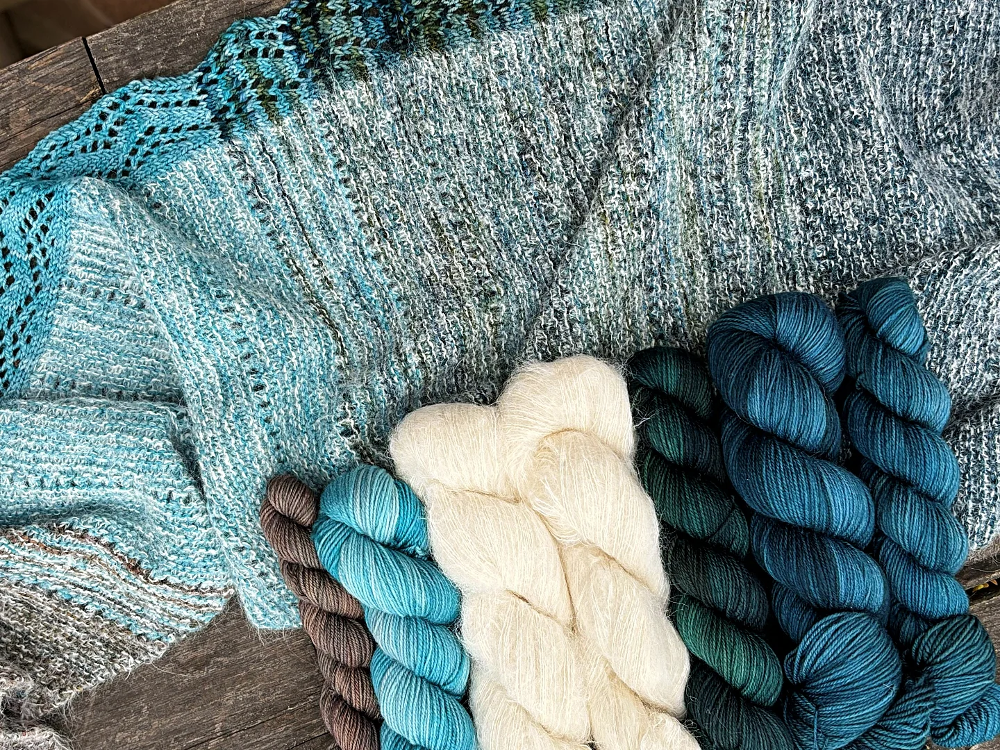 Bow River Shawl | Knitting pattern with or without yarns - Image 6