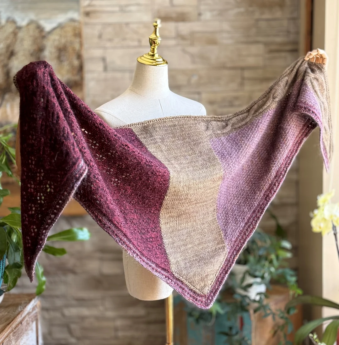 Byzantin Shawl | Knitting pattern with Optional Kits - Image 4