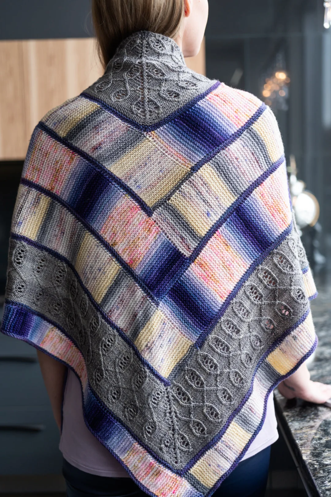 Cabin On Fire Shawl | Knitting Pattern and Optional Kit - Image 2
