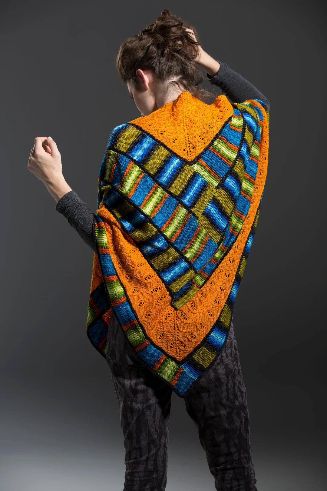 Cabin On Fire Shawl | Knitting Pattern and Optional Kit - Image 4