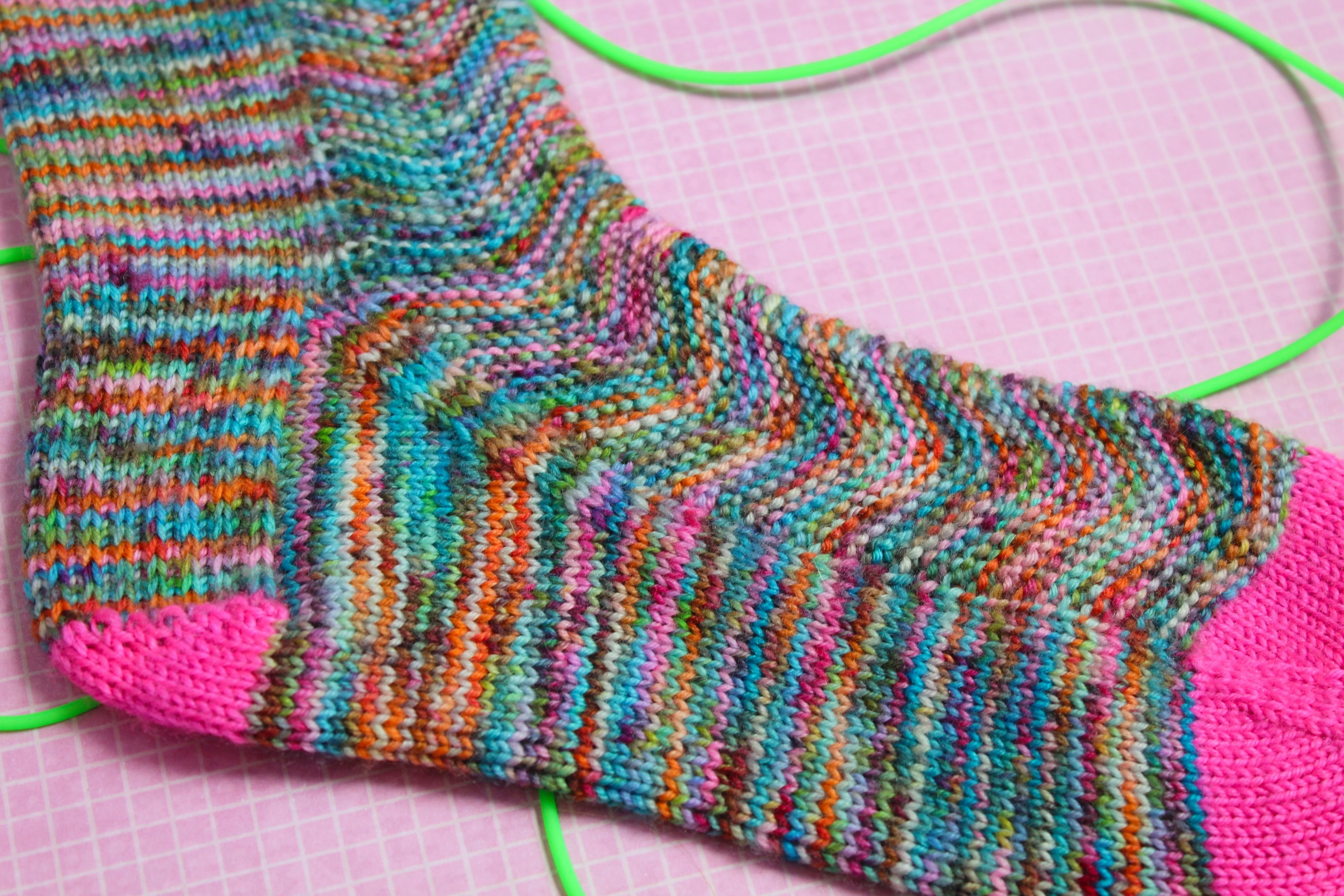 Candy Crushed Socks - KNITTING KIT - Image 3
