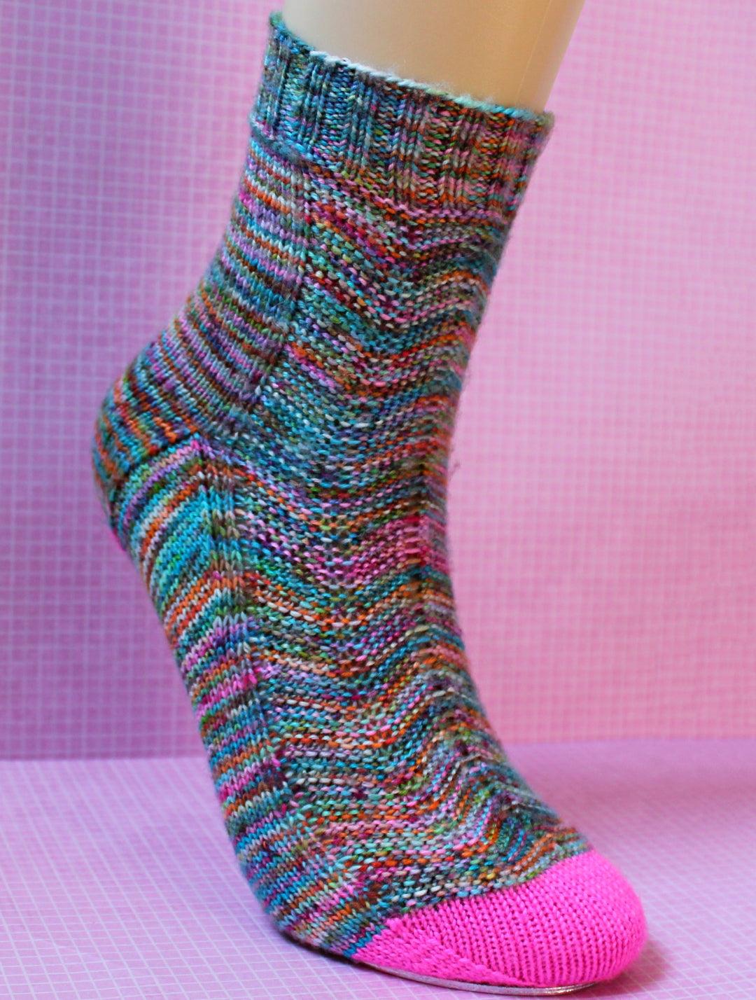 Candy Crushed Socks - KNITTING KIT - Image 4