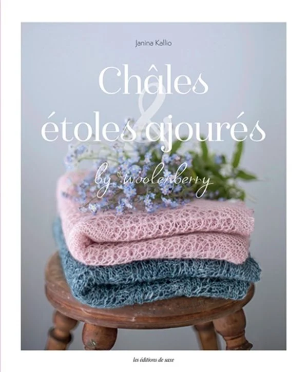 Châles & étoles ajourées au tricot par Janina Kallio (French Only)