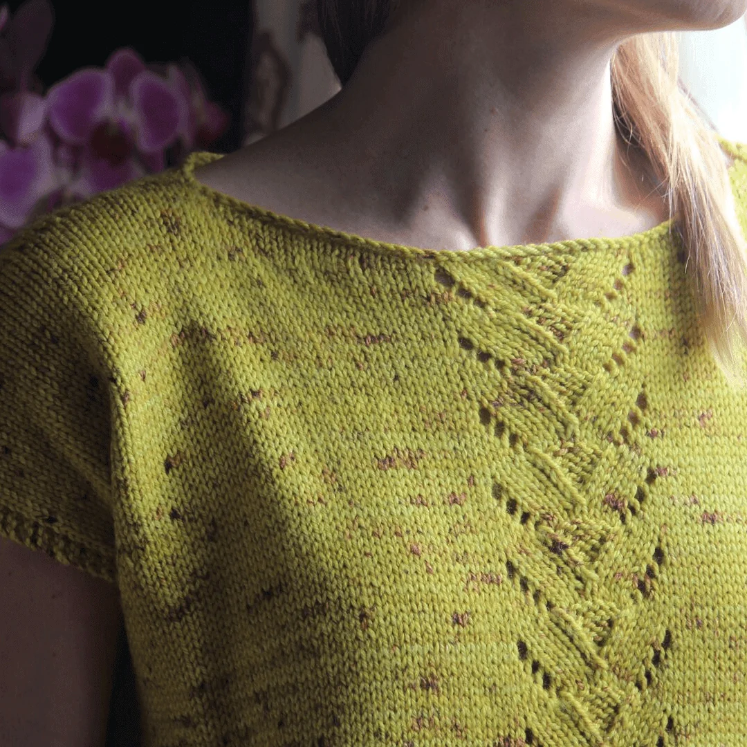 Andrea's Tee | Free Knitting Pattern and Optional Kits - Image 7