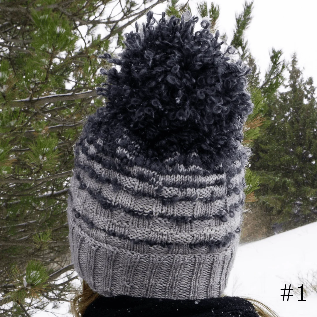 Melted Mohair Hat Knitting Kit - Image 2