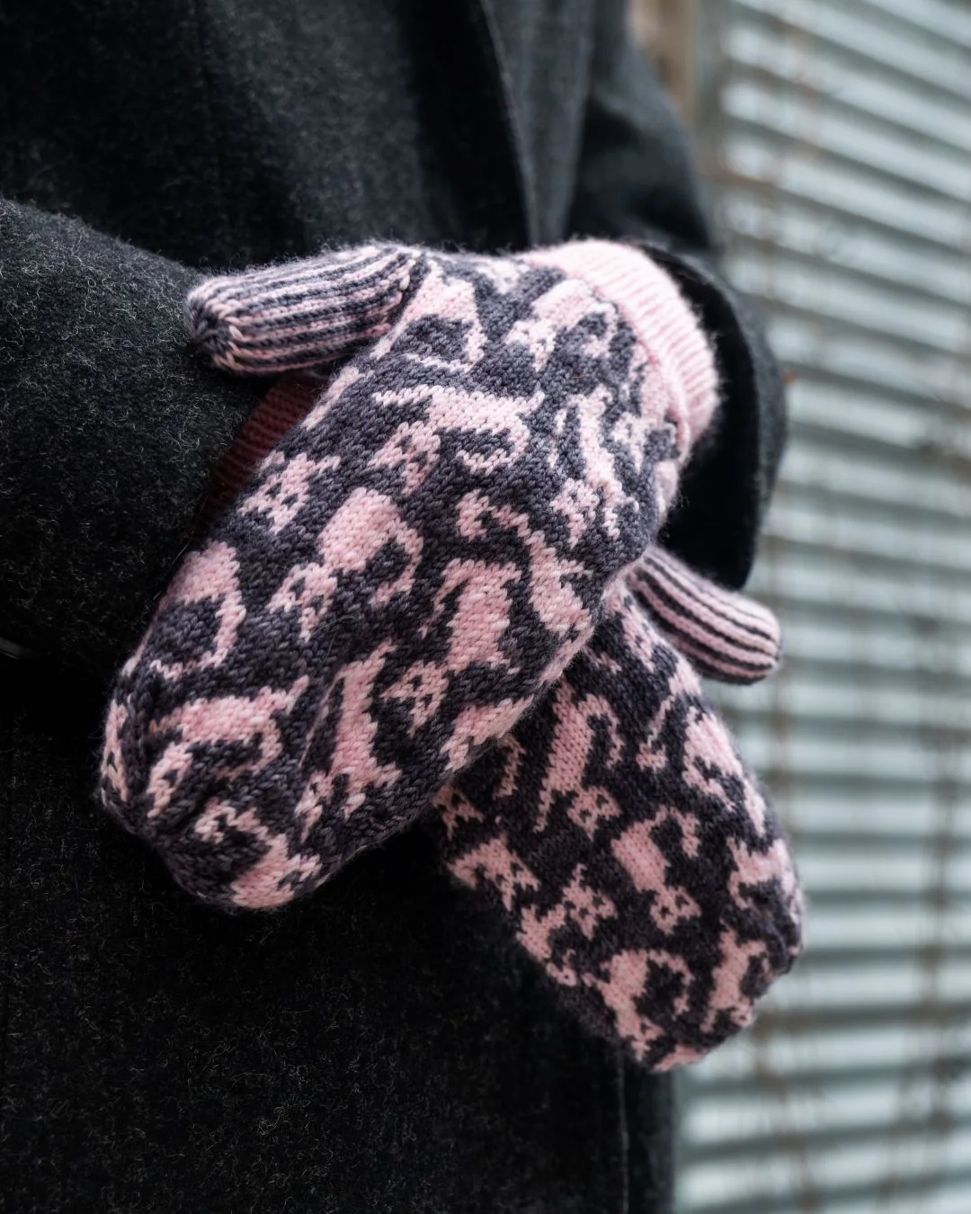 Chat-astrophe Mittens - Knitting pattern and Optional limited edition kit