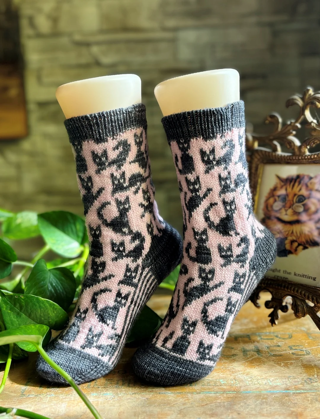 Chat-astrophe Socks | Knitting pattern and Optional kits - Image 3