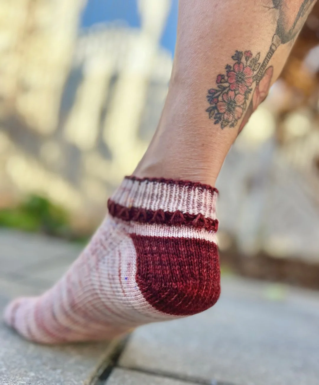 Chaussette Églantine | Knitting Kit - Image 3