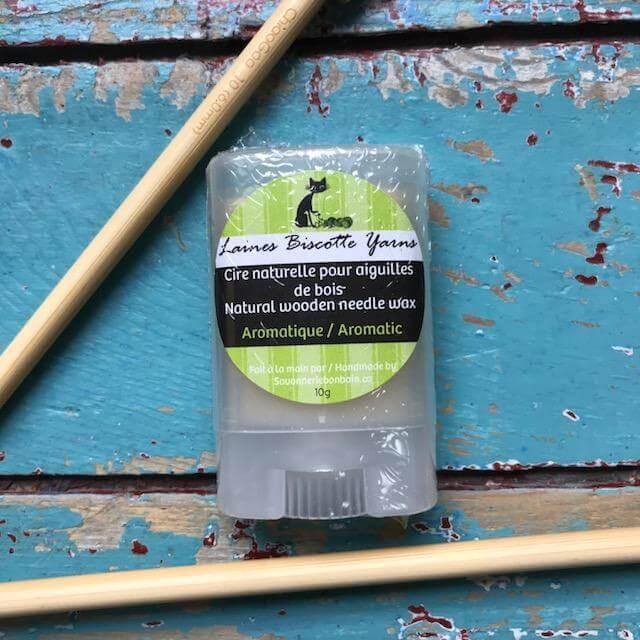 Biscotte Natural Wooden Needle Wax