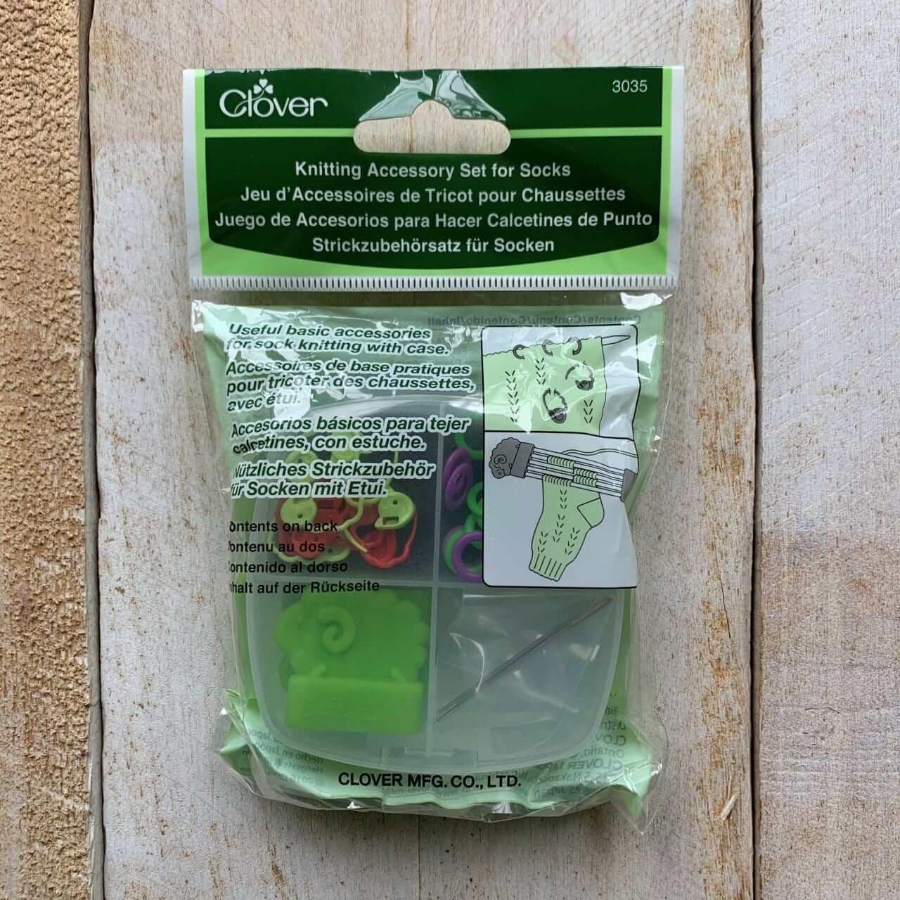 CLOVER Knitting Accessory Set for Socks #3035