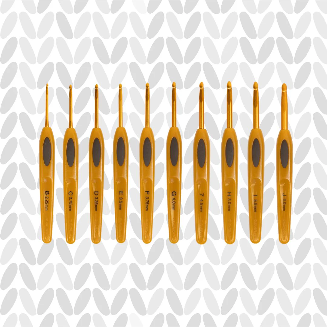Clover - Soft Touch Crochet Hook individual packages