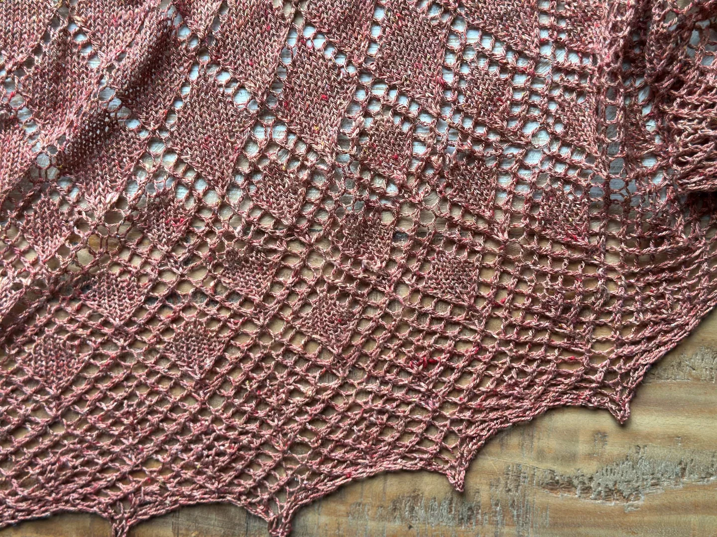 Crystallace Shawl | Knitting Pattern and Optional Kits - Image 4