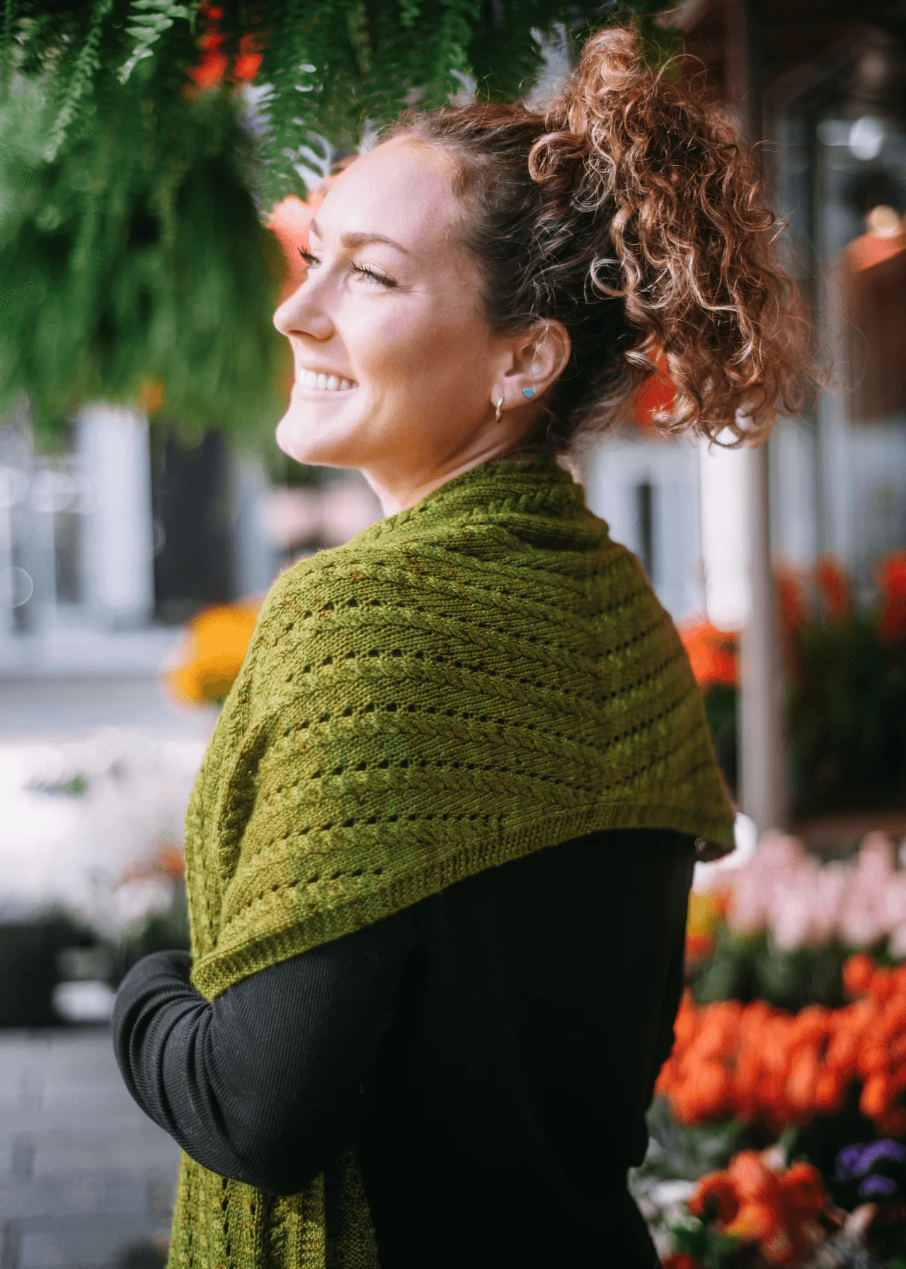 Diagonal Cable Stole - Knitting Pattern - Image 2