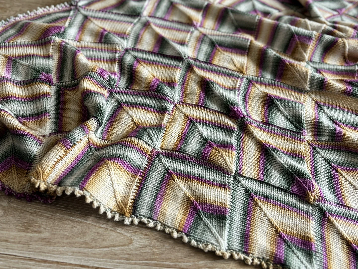 Diamonds are a Girl's Best Friend Shawl | Free Knitting Pattern and Optional Kits - Image 2