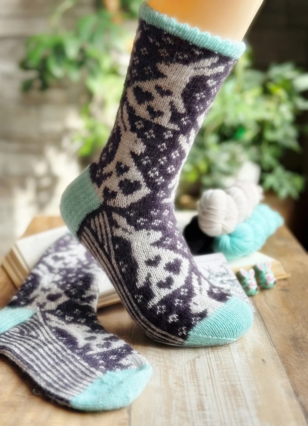Easter Wonderland Socks | Knitting Pattern and Optional Limited Edition Kit - Image 2