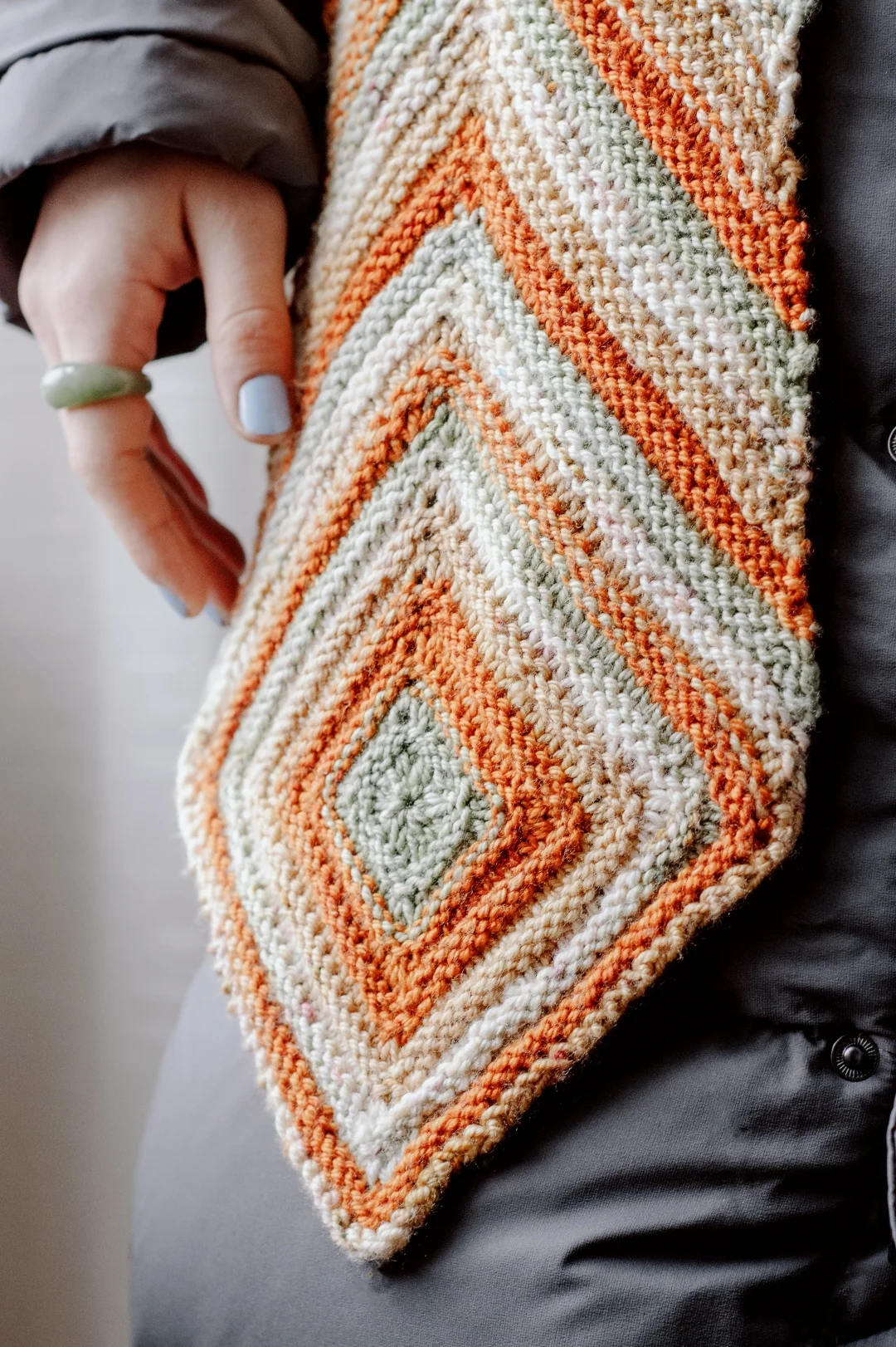 Extruded Scarf | Knitting pattern and Optional kit - Image 2