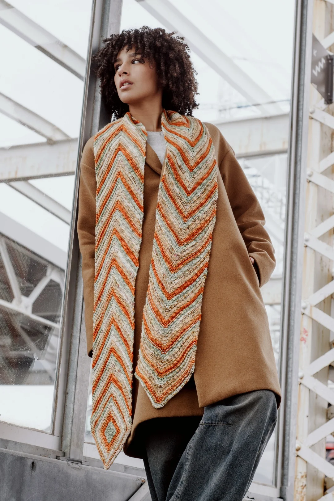 Extruded Scarf | Knitting pattern and Optional kit - Image 3