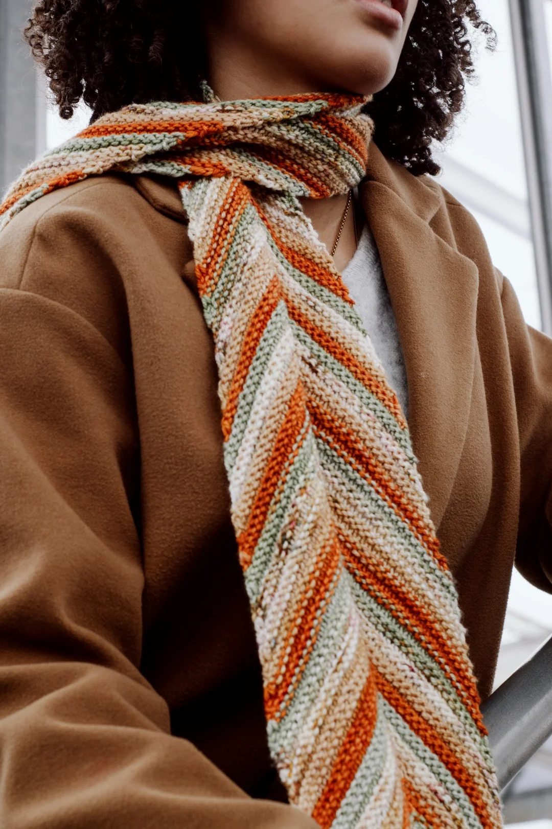 Extruded Scarf | Knitting pattern and Optional kit - Image 4