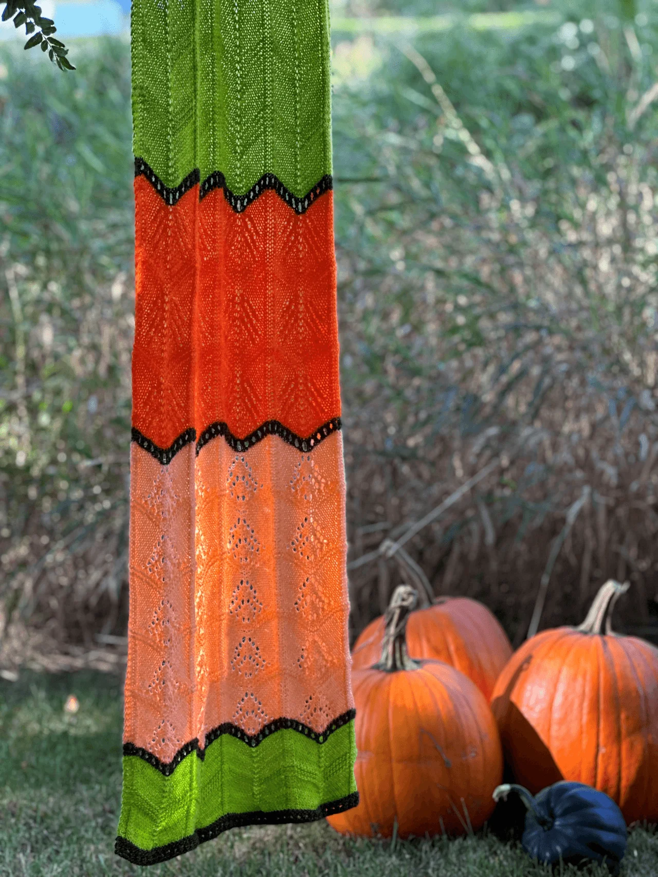 Fall Chevron Shawl - KNITTING PATTERN - Image 2