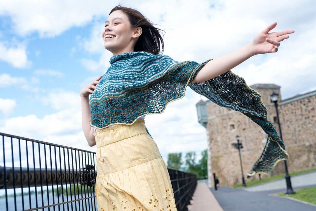 Fête des Couleurs shawl pattern - Image 11