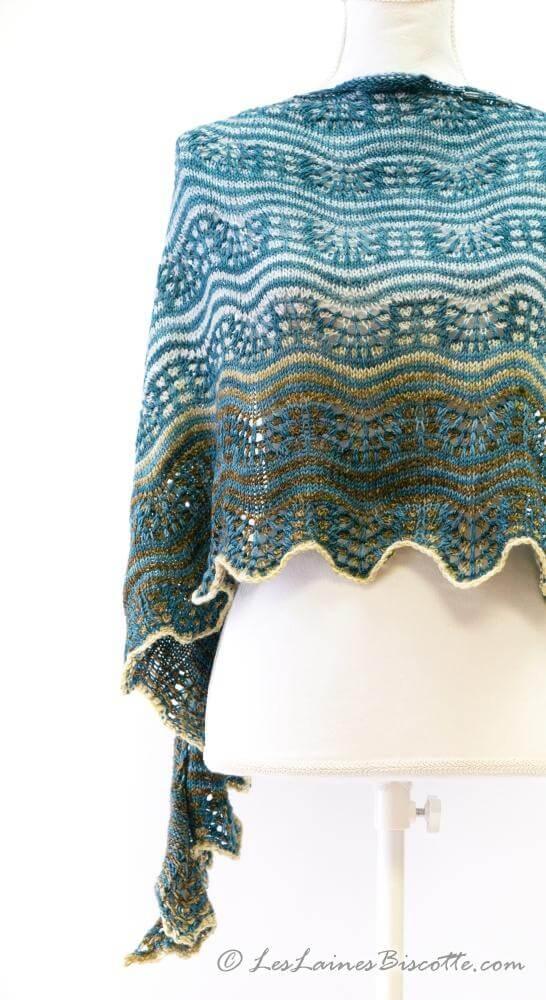 Fête des Couleurs shawl pattern - Image 4