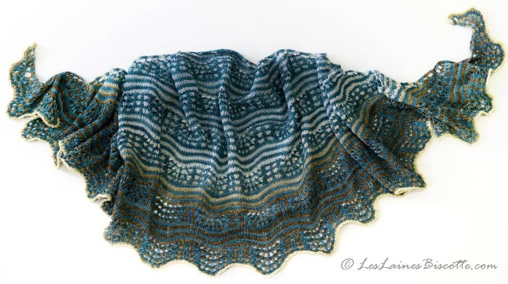 Fête des Couleurs shawl pattern - Image 8