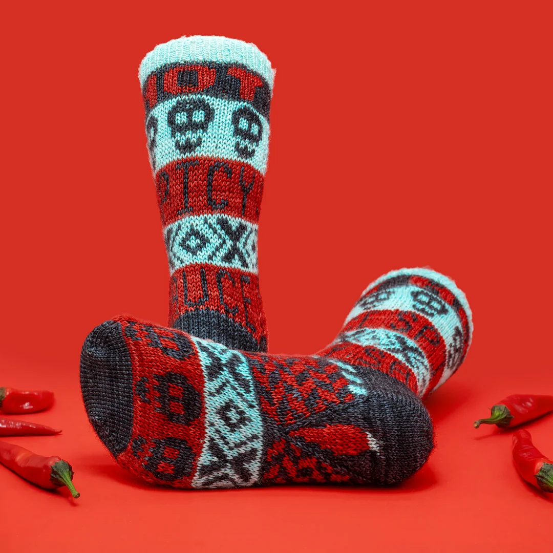 Fou des Sauces Cobar Socks | Knitting Pattern and Optional Limited-Edition Kits - Image 3