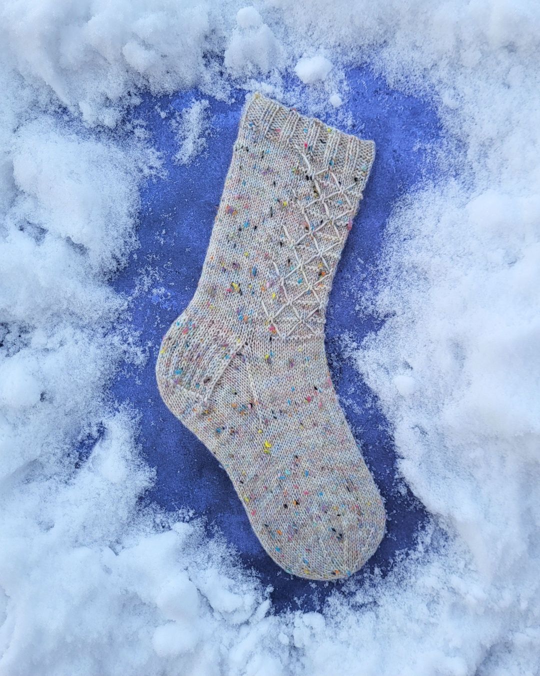 Flocon Socks - Knitting pattern and Optional kit - Image 2