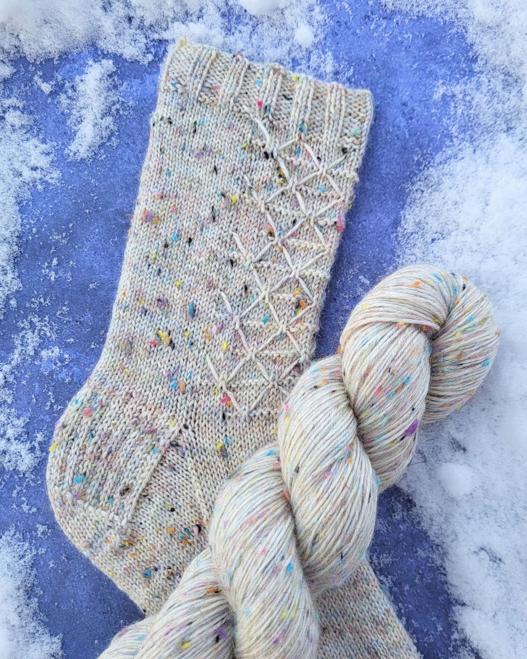 Flocon Socks - Knitting pattern and Optional kit - Image 3
