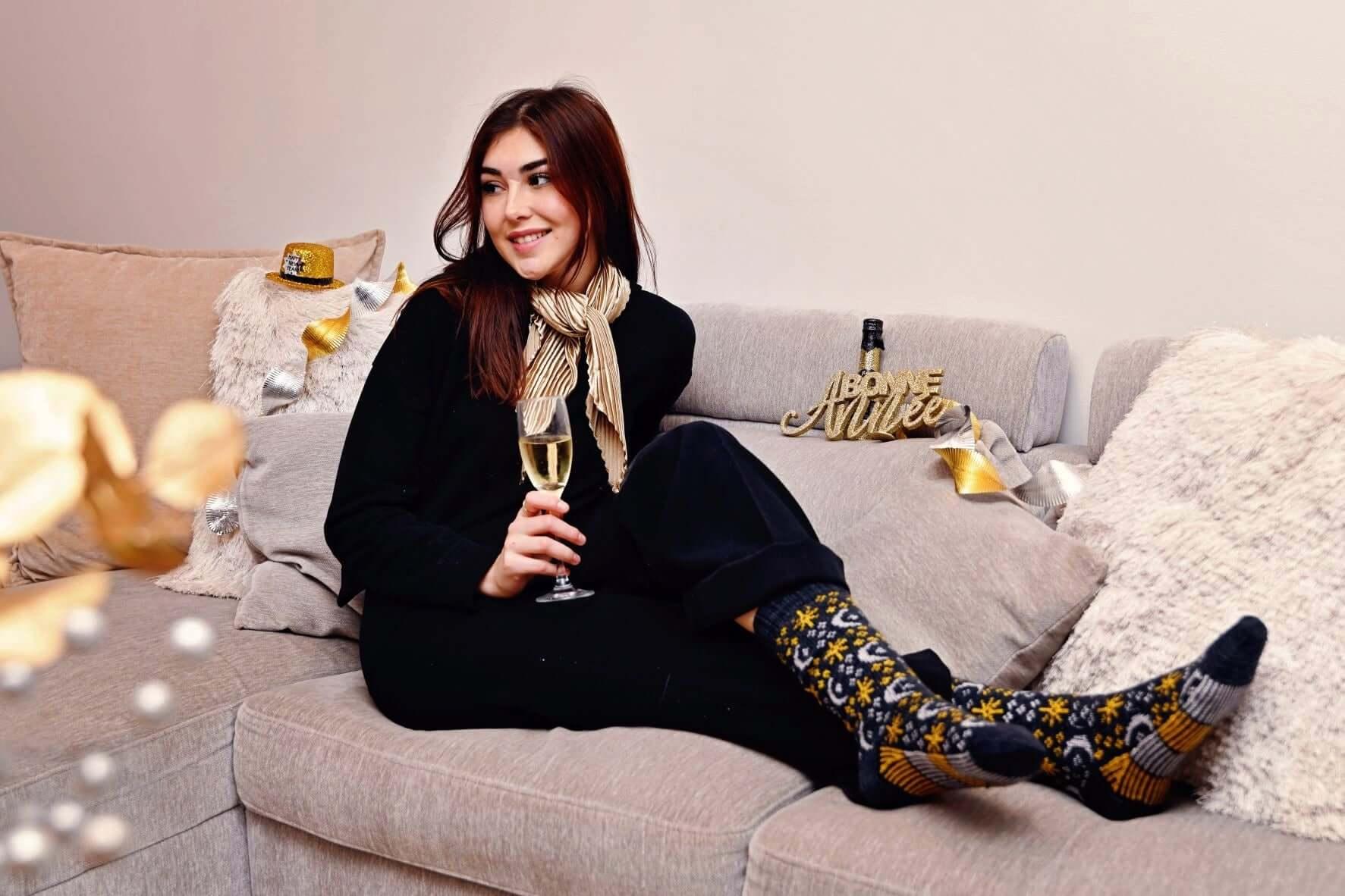 Auld Lang Syne socks - Knitting pattern and Optional kit - Image 6