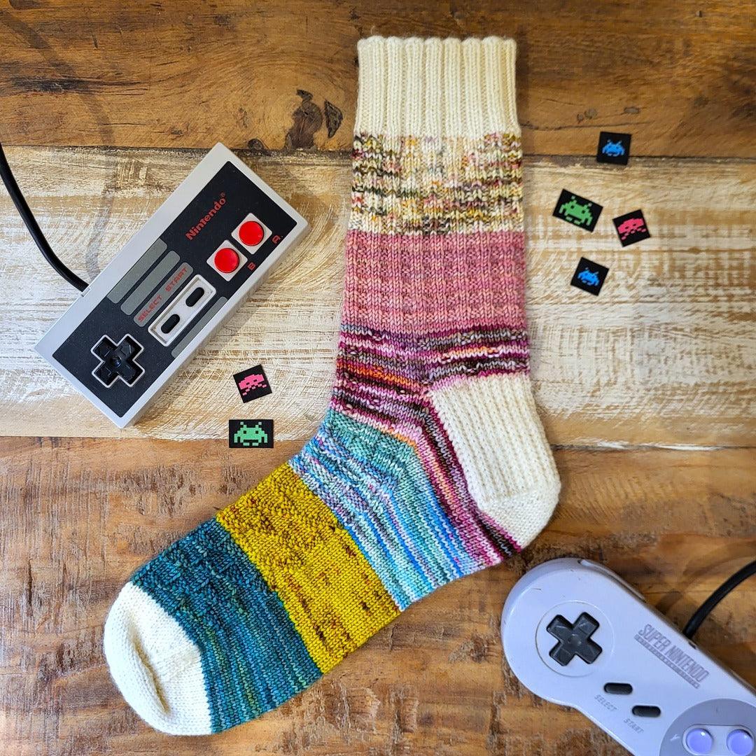 Gamer Socks - KNITTING PATTERN