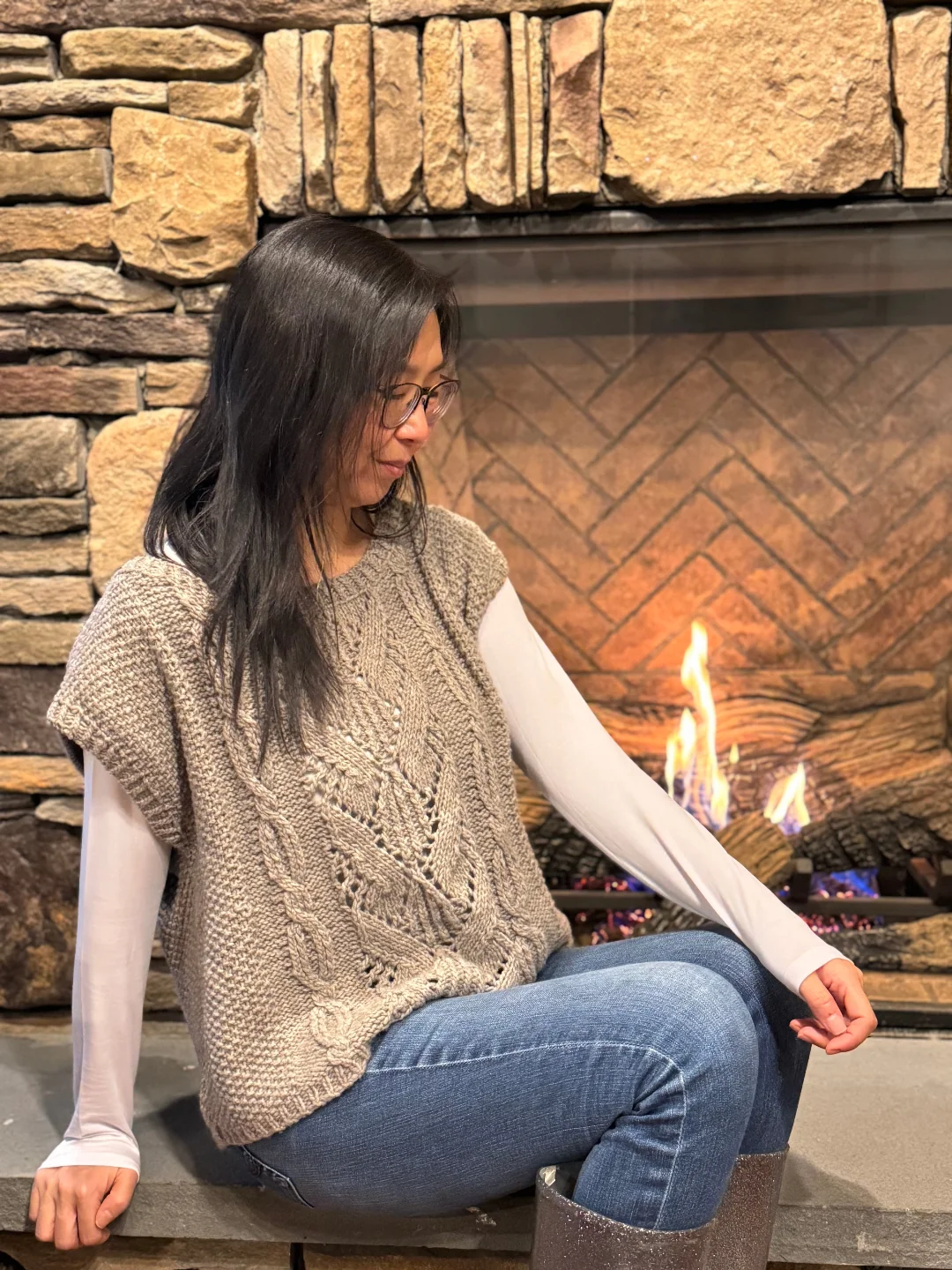 Glendy Vest | Knitting Pattern and Optional Kits - Image 2