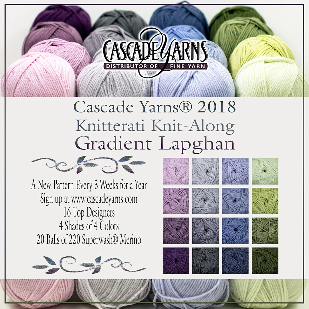 Gradient Lapghan Blanket  | Knitting kits - Image 2