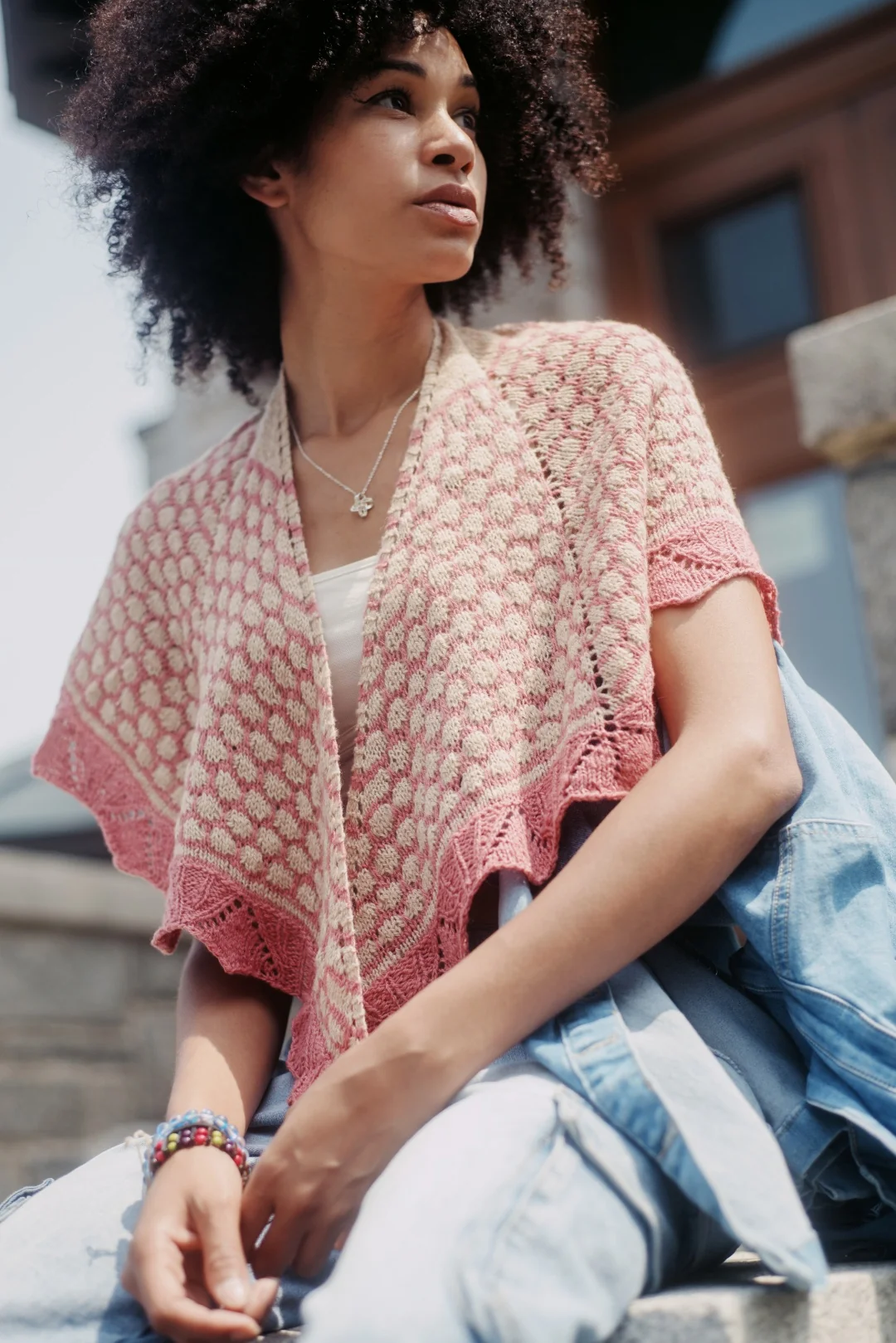 Guanaco Argentino Shawl | Knitting pattern and Optional Kit