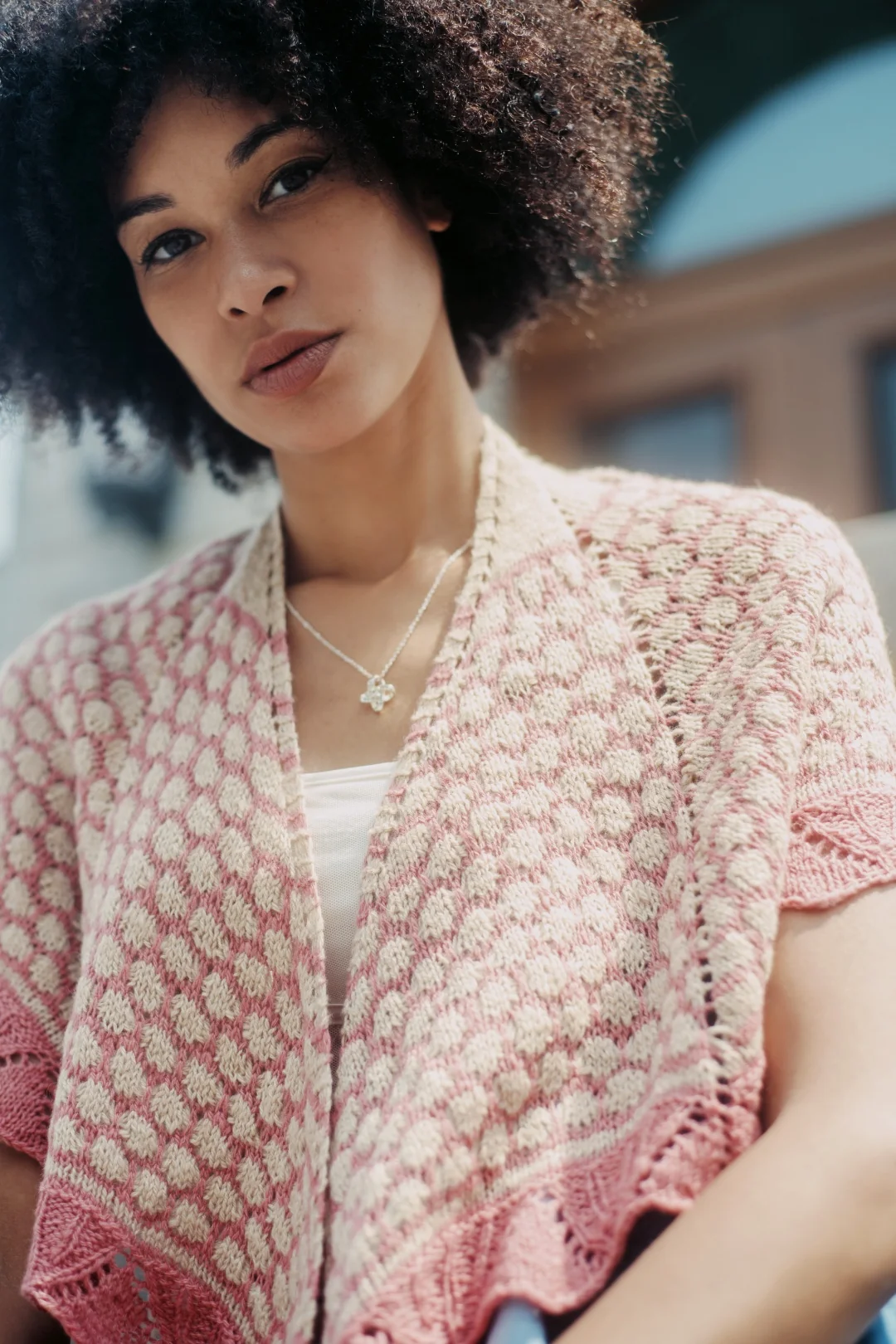 Guanaco Argentino Shawl | Knitting pattern and Optional Kit - Image 3