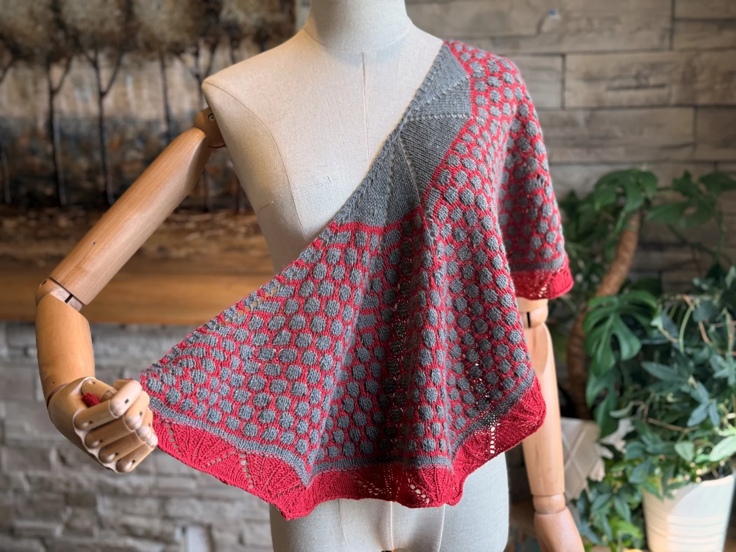 Guanaco Argentino Shawl | Knitting pattern and Optional Kit - Image 6