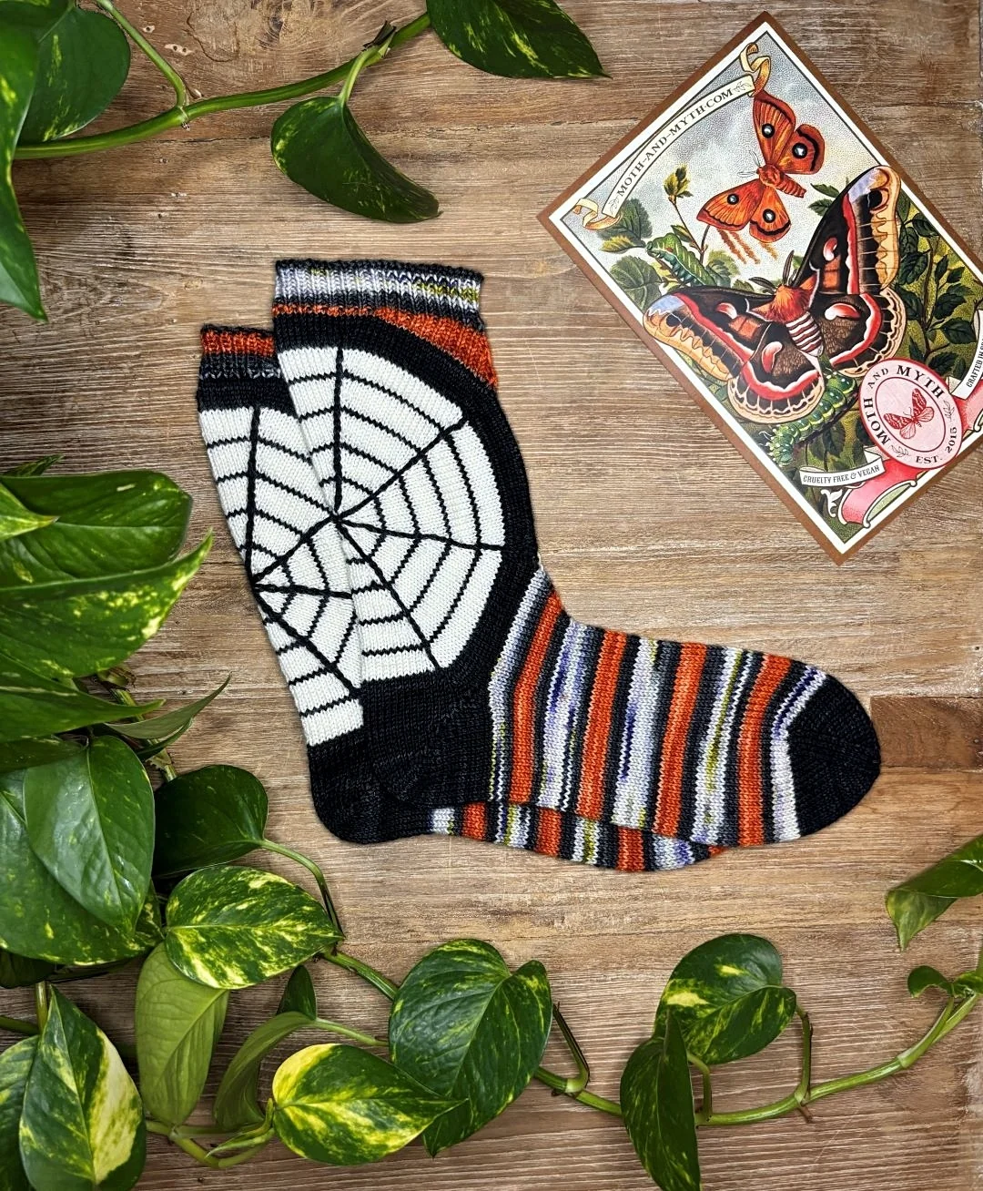 HalloWeb Socks | Knitting pattern and Optional kits - Image 2